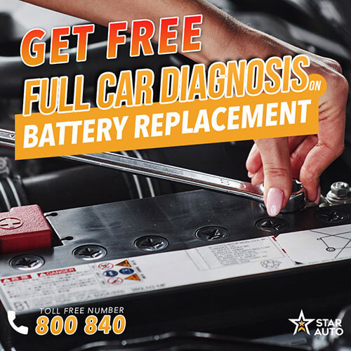 Car Battery Replacement Offer at StarAuto Dubai Mobile