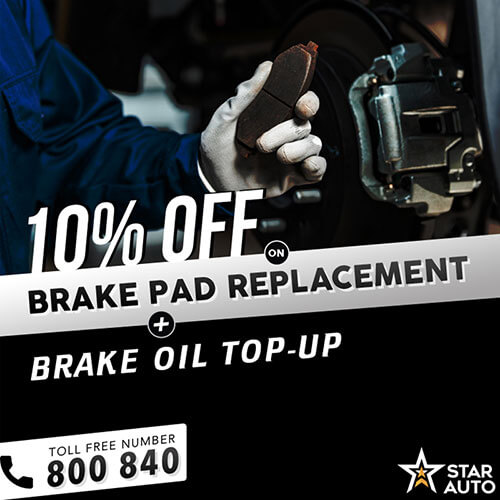 Car Brake Pads-Replacement Offer at StarAuto Dubai Mobile